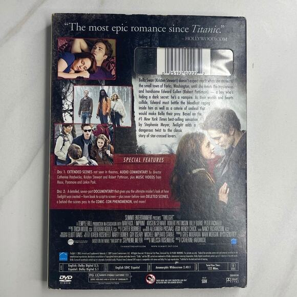 Bundle 3/15, 10/25 Twilight DVD (2008) Kristen Stewart, Patterson - Picture 3 of 6
